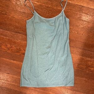 H&M Teal Spaghetti Strap Top